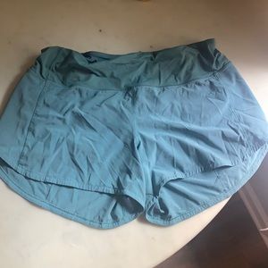 Lululemon Speed Up shorts.